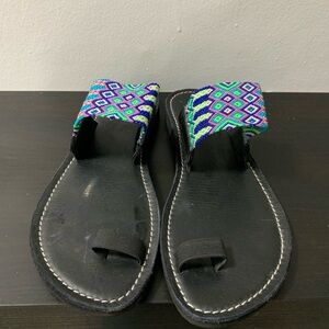 Women's leather sandals